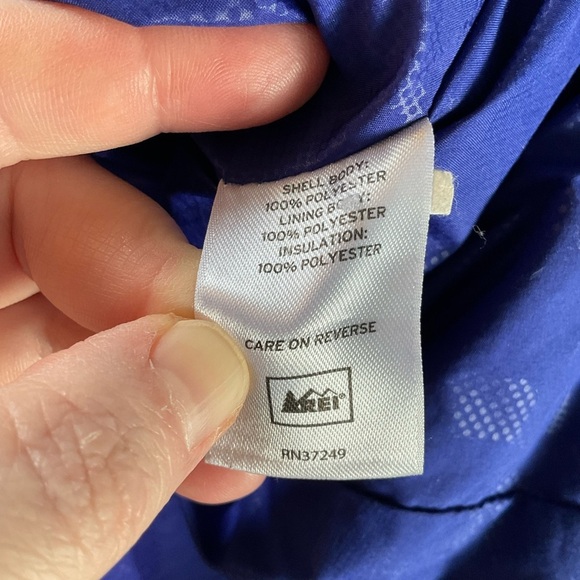 REI Insulated Puffer Vest Black Zip Front Women’s Size S Outdoor Hiking Camping - Picture 7 of 8